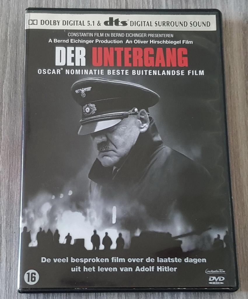 DVD Der Untergang [Drama/Oorlog], Vanaf 16 jaar, Ophalen of Verzenden, Zo goed als nieuw, Waargebeurd drama
