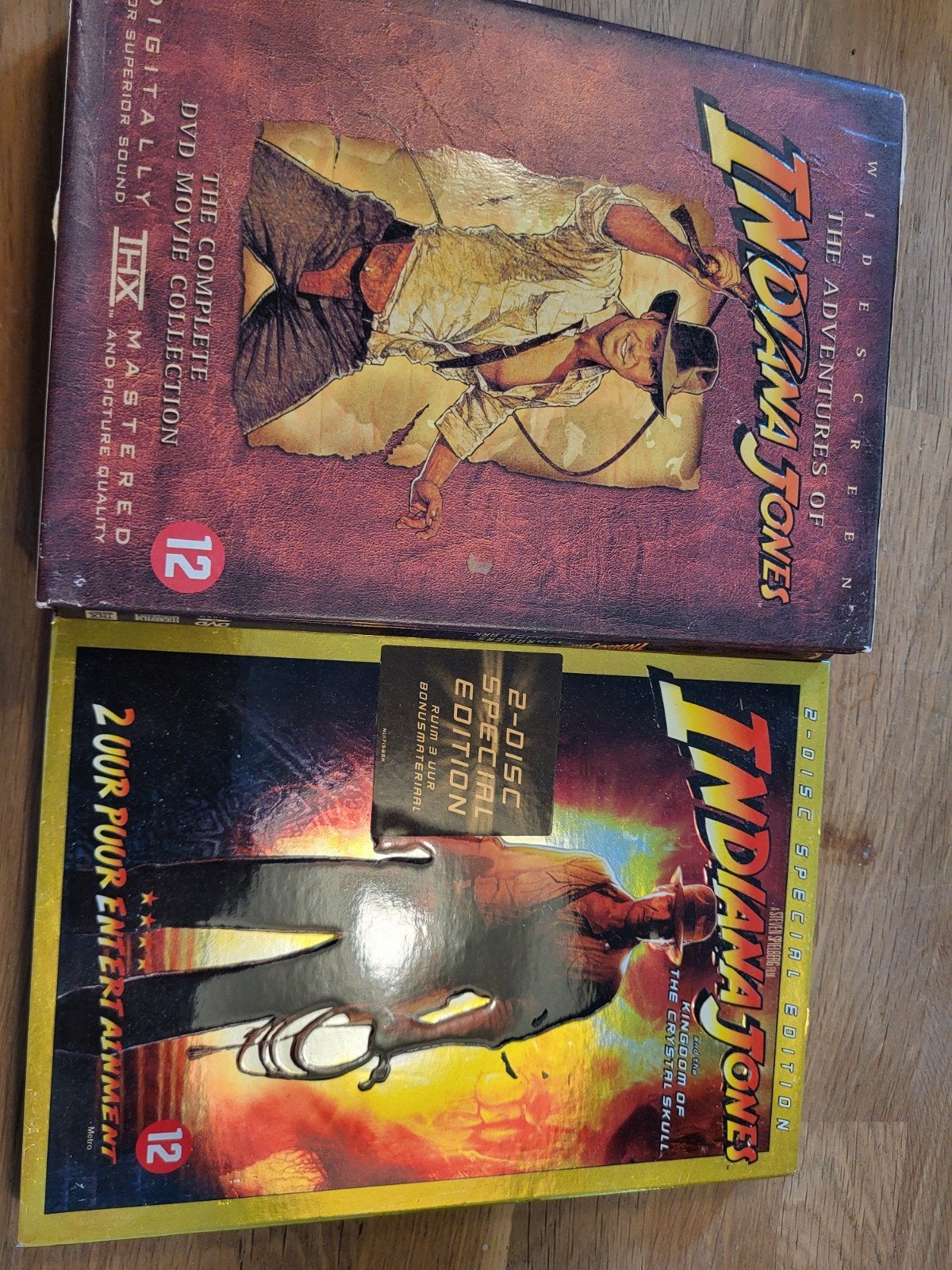 Indiana Jones DVD Collectie, Gebruikt, Boxset, Actiethriller, Ophalen of Verzenden