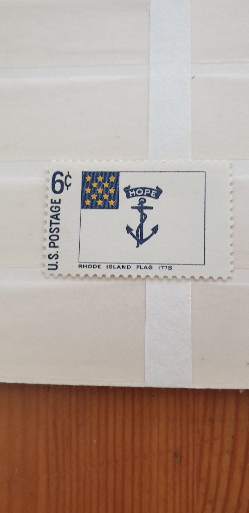 3558 usa rhode island 6c 1975, Verzenden, Noord-Amerika