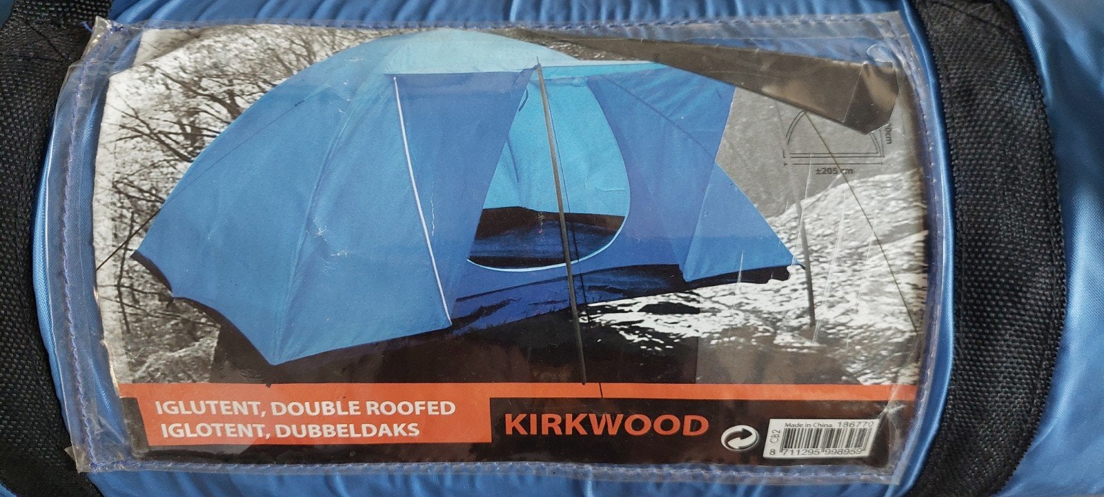 Nieuw koepeltentje Kirkwood, 2 personen, dubbeldaks, Ophalen of Verzenden, Nieuw, Tot en met 2