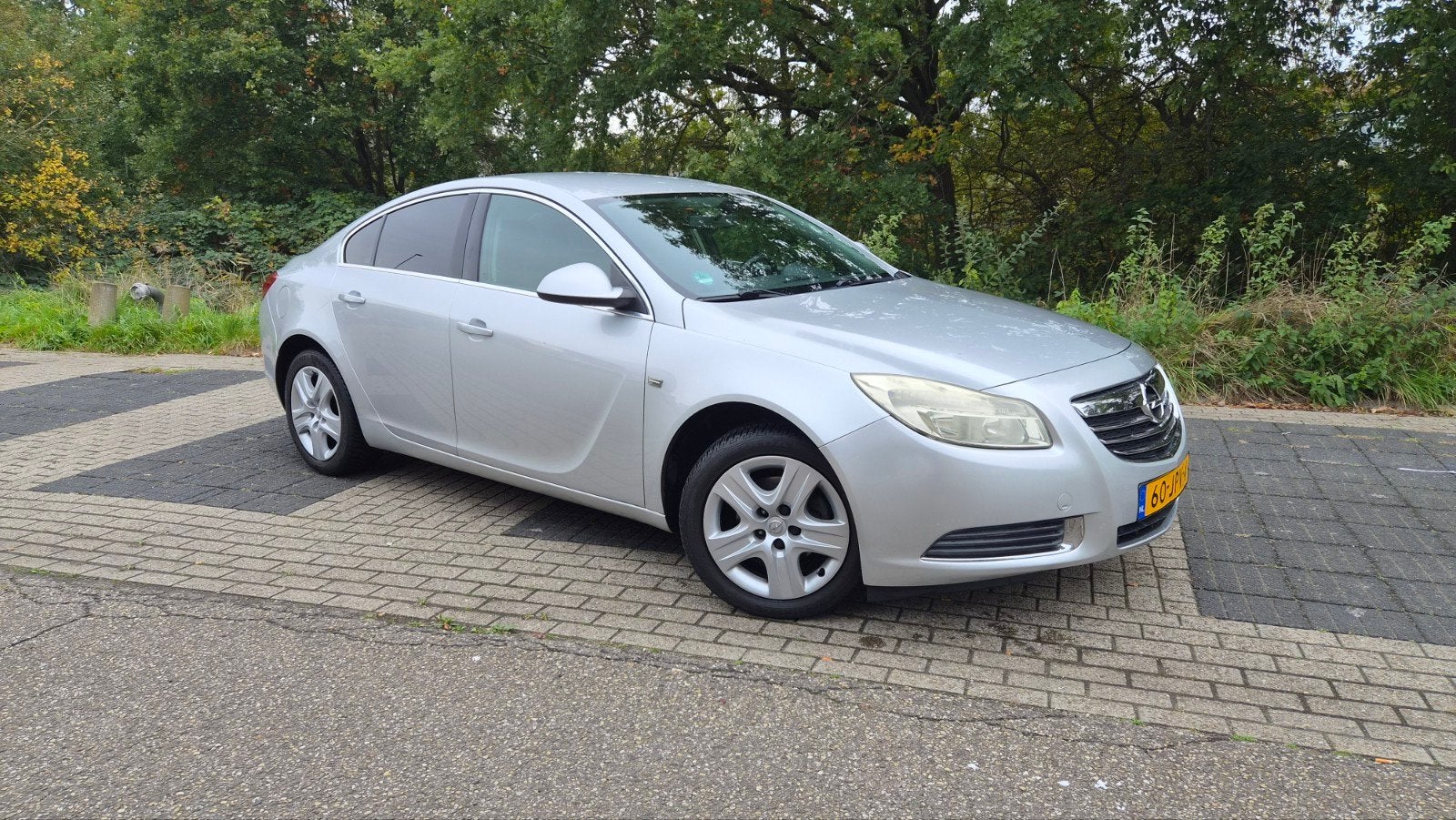 Opel Insignia 1.8 103KW 4-DRS 2009 Grijs, Auto's, Euro 5, Stof, 4 cilinders, Electronic Stability Program (ESP)