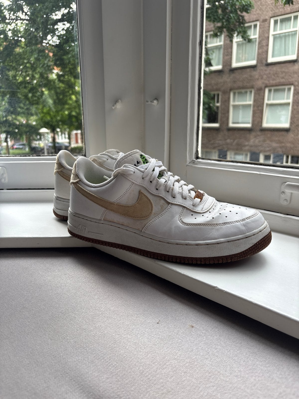 Nike Air Force 1 Low '07 CZ0338-101 sneakers, Ophalen of Verzenden, Gedragen, Wit, Sneakers of Gympen