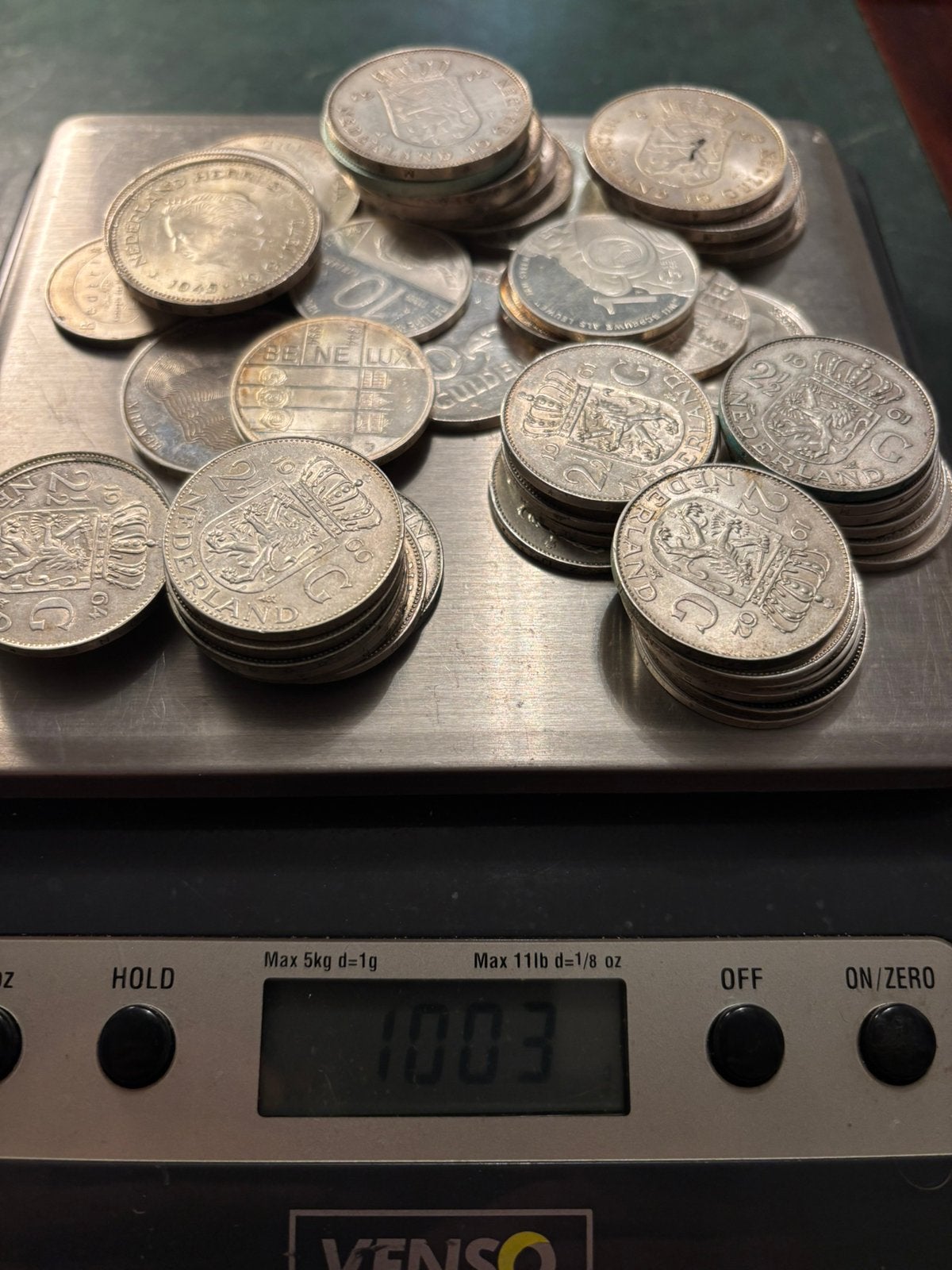 1 KILO ZILVEREN MUNTEN JULIANA-BEATRIX BRUTO 1375  EURO, Ophalen of Verzenden, Zilver