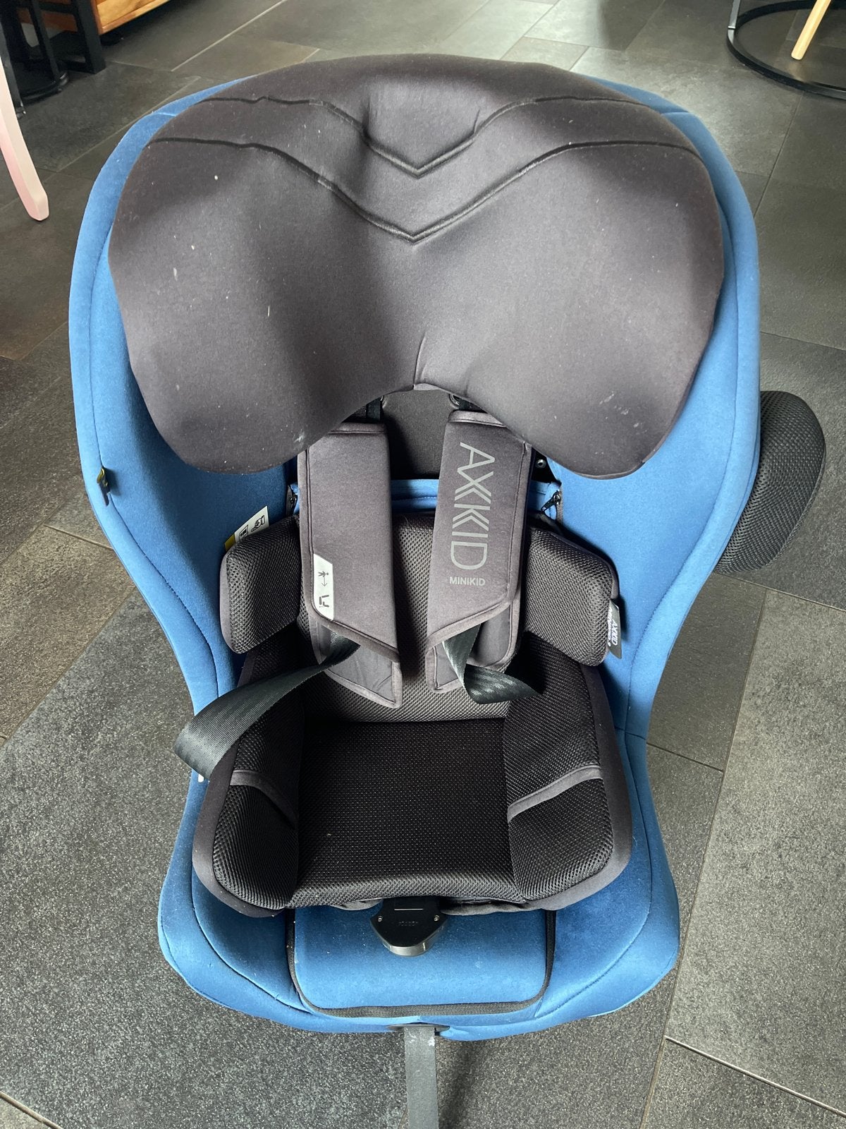 Axkid Minikid 3 autostoel - Blauw, 0-36 kg, Kinderen en Baby's, Autostoeltjes, Ophalen, Zo goed als nieuw, Overige merken, Autogordel