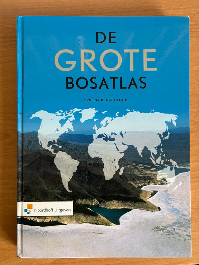 De Grote Bosatlas – 53e editie – hardcover, Gelezen, Bosatlas, 2000 tot heden, Ophalen of Verzenden