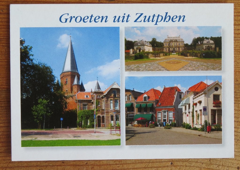 Zutphen: Drieluik met Drogenapstoren ( voorheen Watertoren ), Verzamelen, Ophalen of Verzenden, Voor 1920, Noord-Brabant