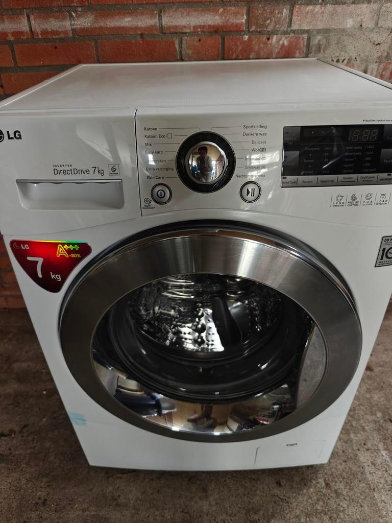 LG DirectDrive 7kg Wasmachine - Energiezuinig en Stil, Ophalen of Verzenden