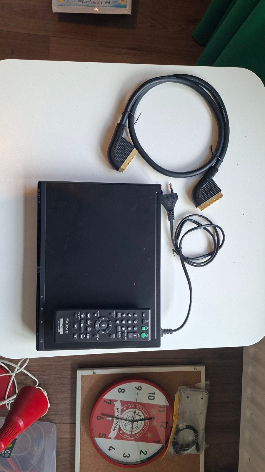 Sony DVP-SR370 DVD-speler met afstandsbediening en kabels, Audio, Tv en Foto, Ophalen of Verzenden, Gebruikt, Dvd-speler, Sony