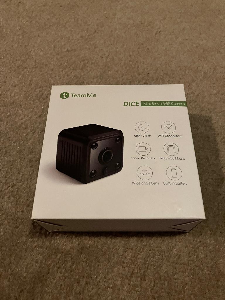 Heimvision TeamMe Dice Mini Smart Wifi Camera, Audio, Tv en Foto, Videobewaking, Nieuw, Binnencamera, Ophalen of Verzenden