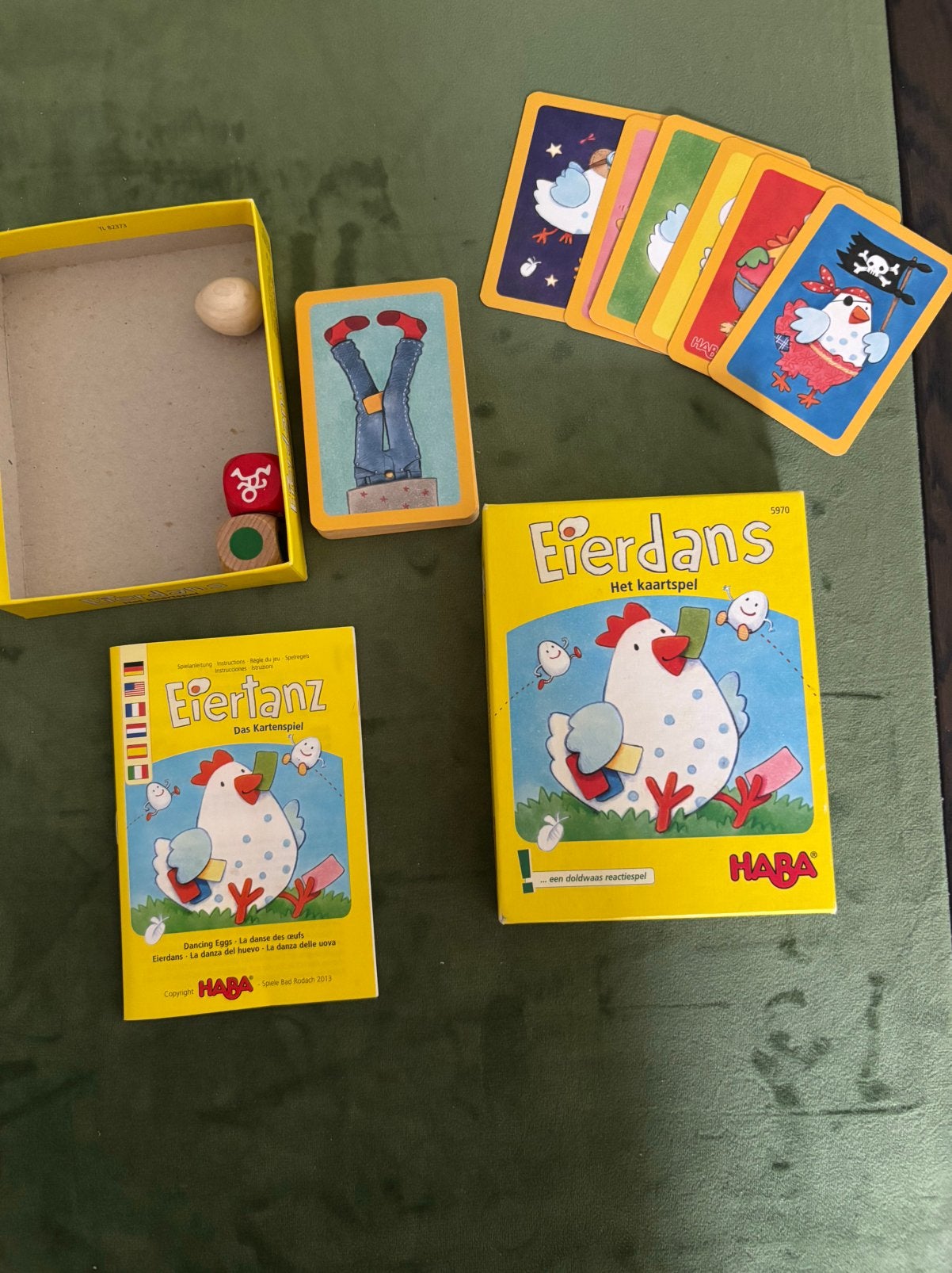 Haba kaartspel eierdans, Ophalen of Verzenden, Zo goed als nieuw