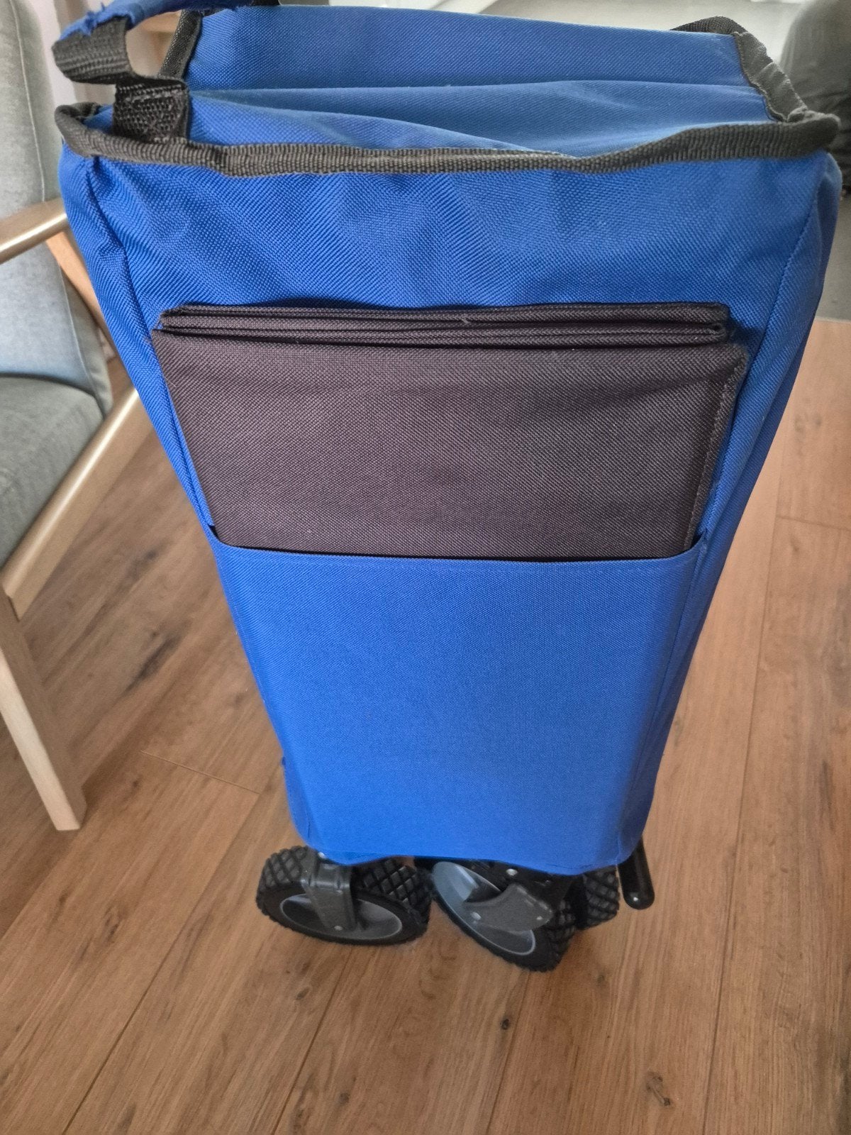 Bolderkar travel en co blauw, Ophalen, Opvouwbaar, Gebruikt