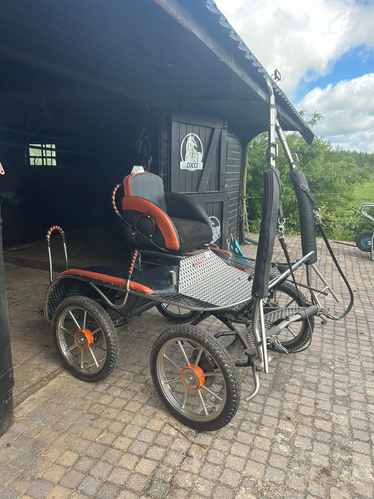 Voskamp casper 19 inch marathonwagen, Dieren en Toebehoren, Ophalen of Verzenden, Zo goed als nieuw, Overige soorten