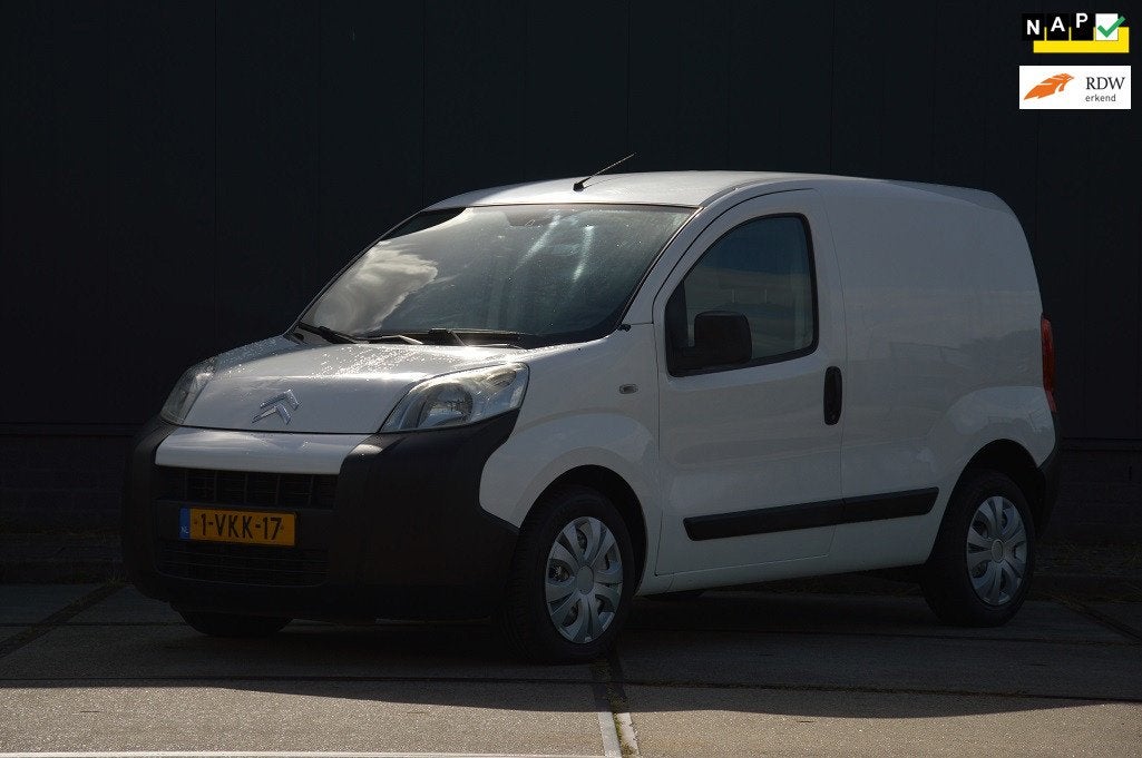 Citroen Nemo 1.3 HDiF 75PK Airco Trekhaak, Auto's, Euro 5, Stof, Gebruikt, Zwart