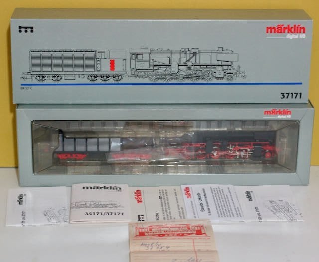 Märklin H0 37171 Dampflok  Kondenstender der DB BR 52 1911, Hobby en Vrije tijd, Modeltreinen | H0, Wisselstroom, Locomotief, Nieuw