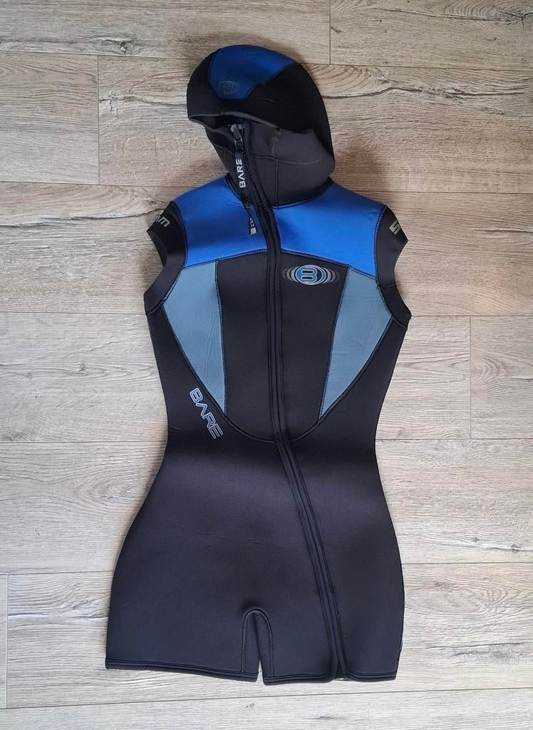 Bare shorty met capuchon, maat 8, 5 mm, Ophalen of Verzenden, Zo goed als nieuw, Duikpak