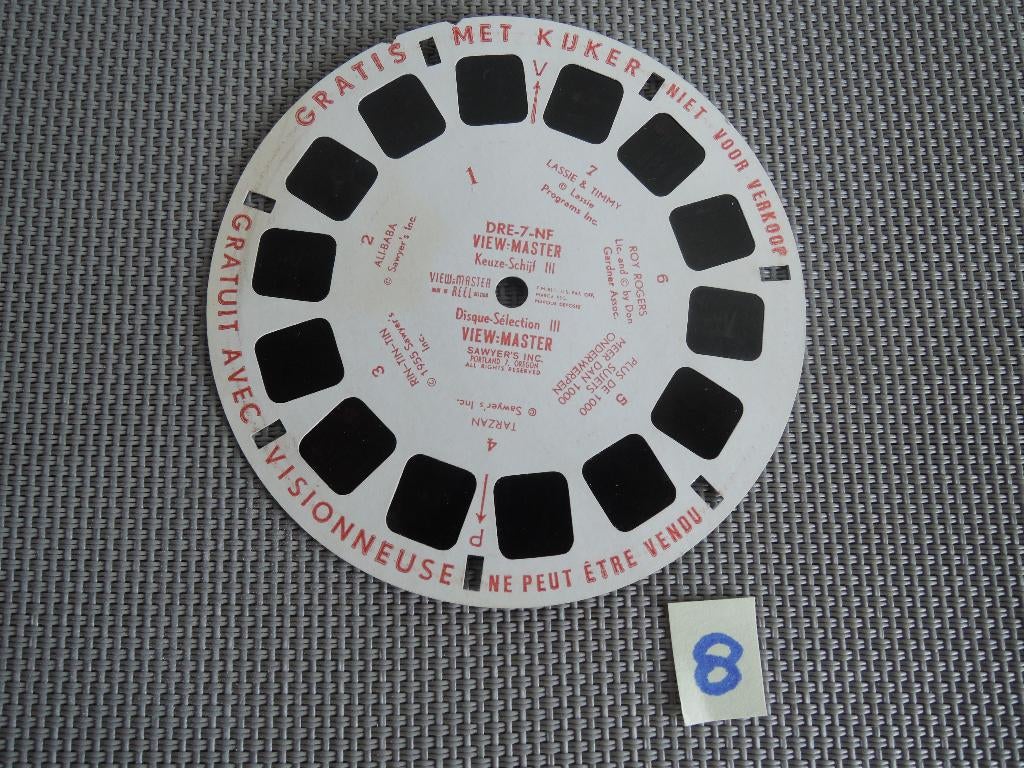 Viewmaster keuze schijfje III (8), Ophalen of Verzenden, Zo goed als nieuw