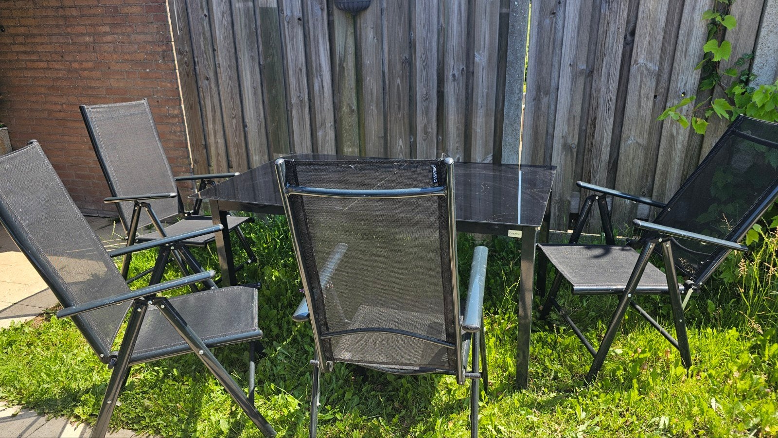 Tuinset 5 delig, Tuin en Terras, Tuinsets en Loungesets, Ophalen, Aluminium
