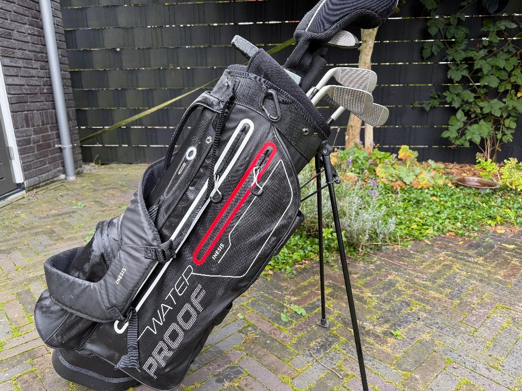 Foto 3 van Complete golfset Inesis: 6 clubs, standbag & trolley