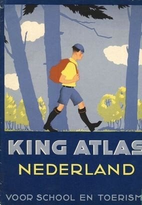 King atlas (3X) door de jaren heen/ herdrukken, Ophalen of Verzenden, 1800 tot 2000, Wereld, Landkaart