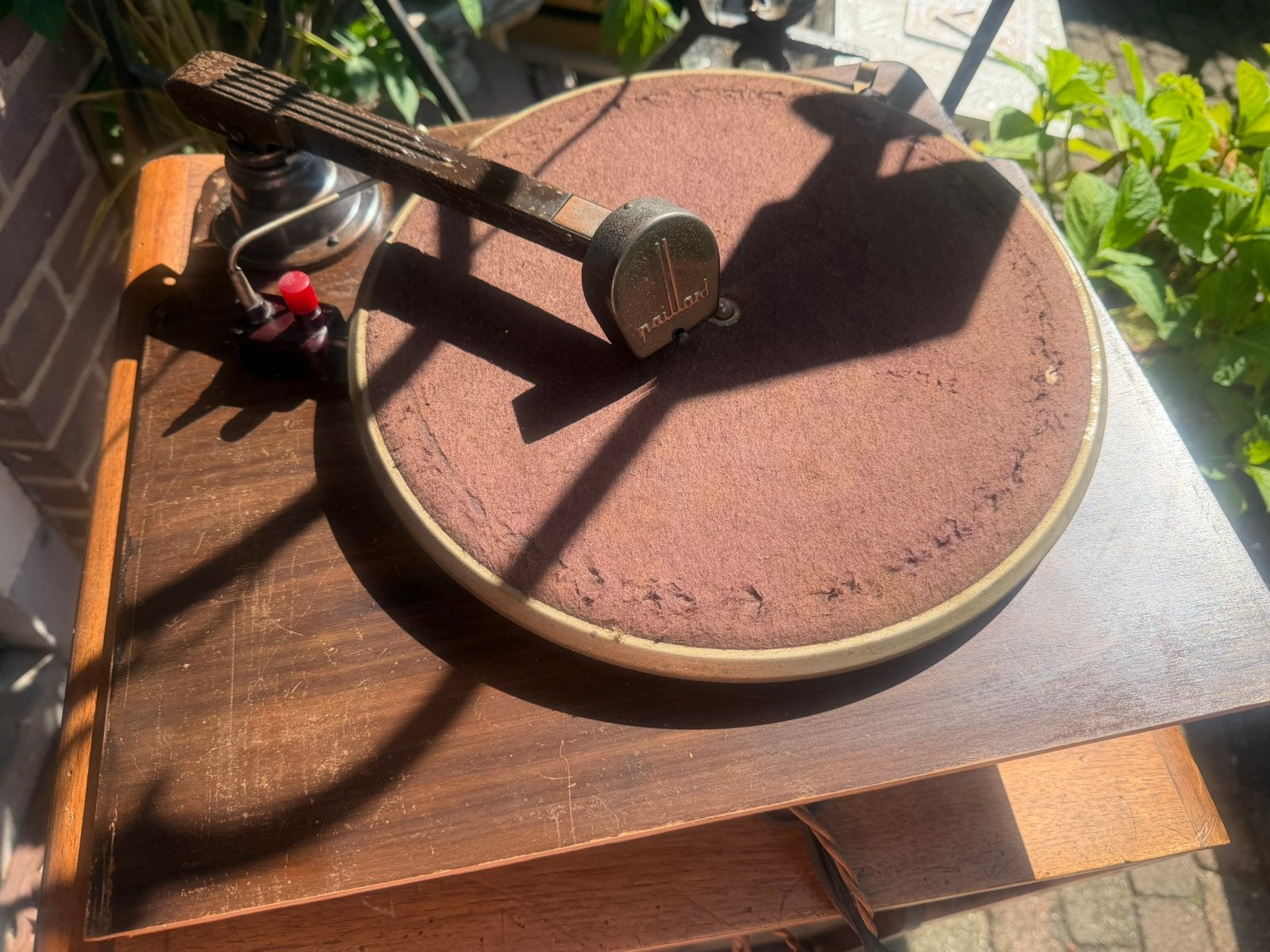 Antiek Paillard platenspeler in meubel, Ophalen