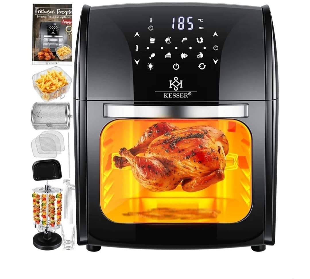 KESSER Heteluchtfriteuse Oven - Zo goed als nieuw, 50 tot 55 cm, Overige merken, Hete lucht, Ophalen of Verzenden