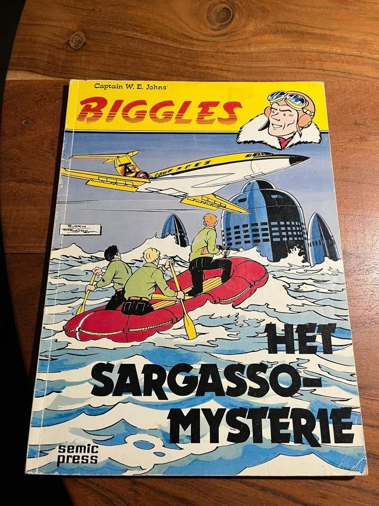 Biggles – Het Sargasso Mysterie, Eén stripboek, Ophalen of Verzenden, Zo goed als nieuw