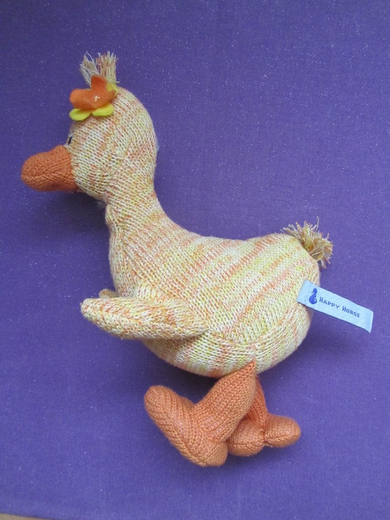 23 JARIGE HAPPY HORSE Knuffel EEND BERNI UIT 2003 **Nieuw**, Geel, Happy Horse, Nieuw, Ophalen of Verzenden