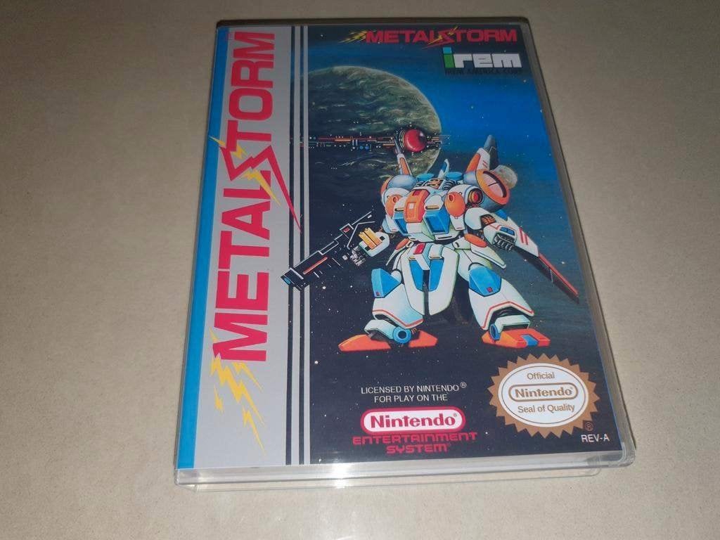 Metalstorm NES Game Case, Avontuur en Actie, Verzenden, 1 speler, Zo goed als nieuw