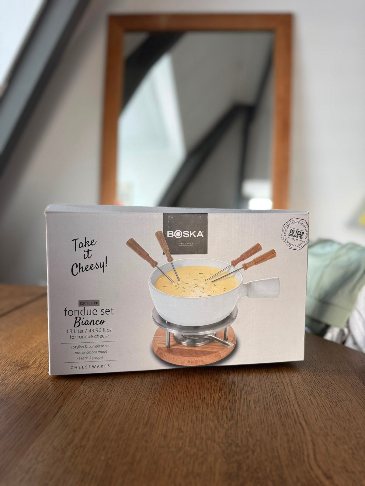 Fondue set Boska, Ophalen of Verzenden, Zo goed als nieuw, Brander, Fondueset