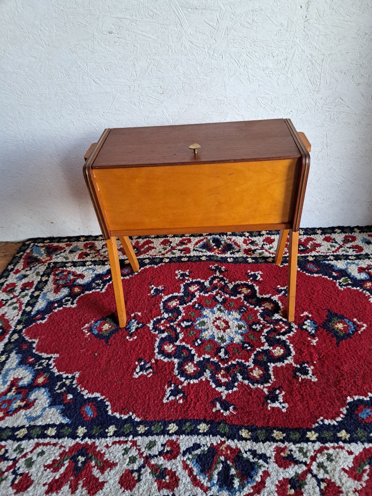 Vintage naaikastje, Ophalen