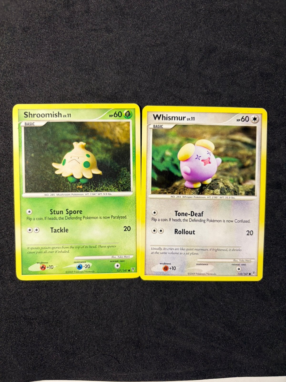 Pokemon tcg vintage bulk - Shroomish 127 & Whismur 132, Ophalen of Verzenden, Zo goed als nieuw, Meerdere kaarten