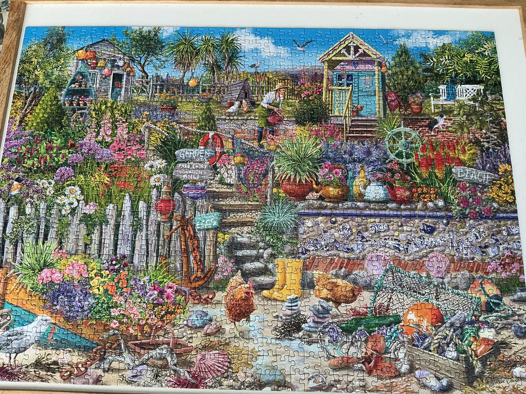 Gibsons Beachcomber's Garden Legpuzzel 1000 stukjes, Ophalen, 500 t/m 1500 stukjes, Zo goed als nieuw, Legpuzzel