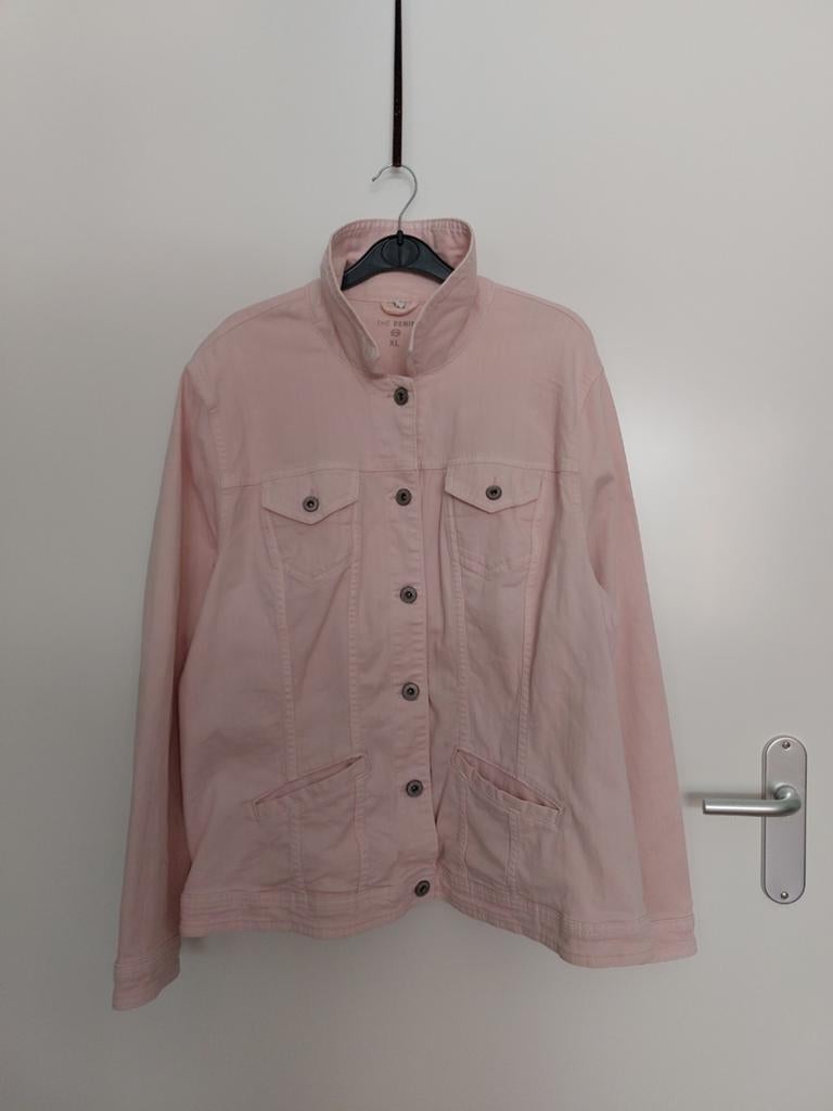 C&A the denim jeansjack maat XL z.g.a.n., Kleding | Dames, Maat 46/48 (XL) of groter, Ophalen of Verzenden, Zo goed als nieuw