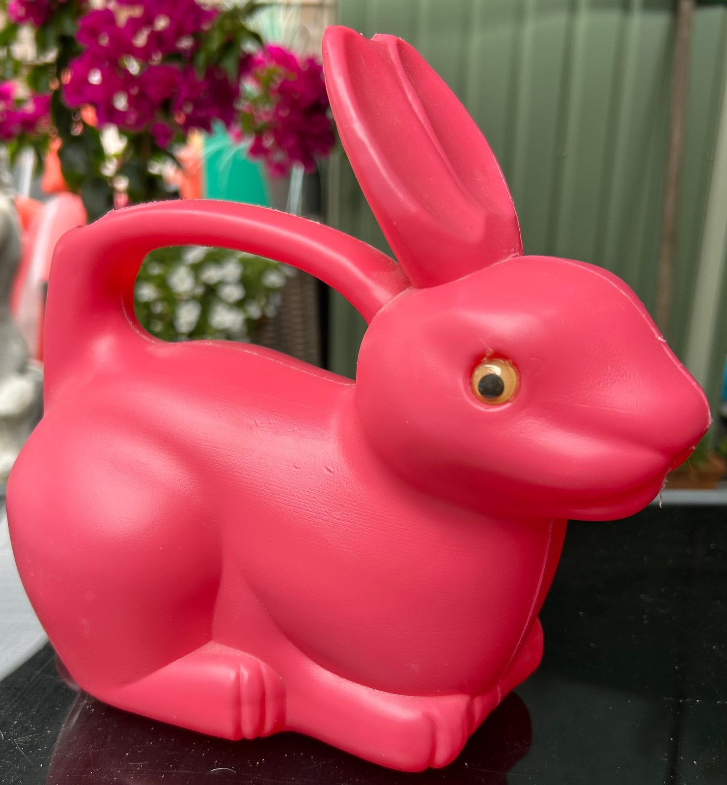 Gieter konijn roze 1,8 L Kunststof, Ophalen of Verzenden, Zo goed als nieuw, Kunststof