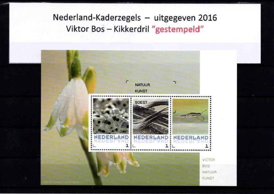 Viktor Bos - Kikkerdril 2016, Verzenden, Na 1940, Gestempeld