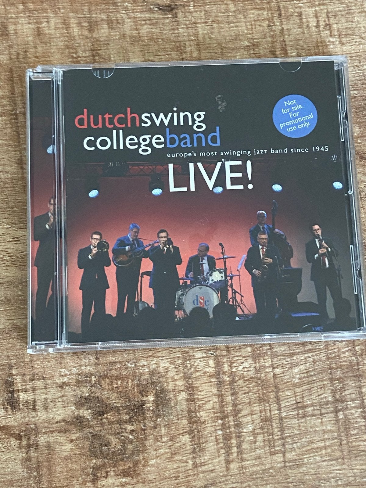 Dutch Swing College Band - LIVE! (Promotionele CD), Ophalen of Verzenden, Zo goed als nieuw, Live-album, Inclusief boekje