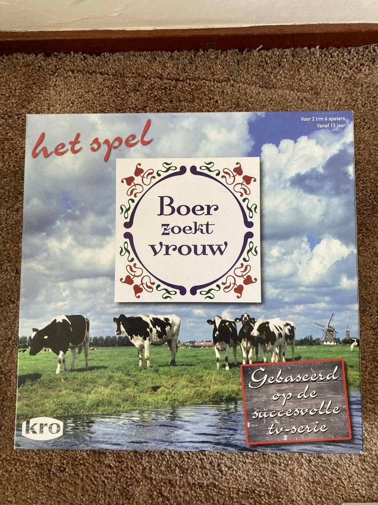 Boer zoekt Vrouw - Het Spel (TV Serie Editie), Drie of vier spelers, Ophalen of Verzenden, Zo goed als nieuw
