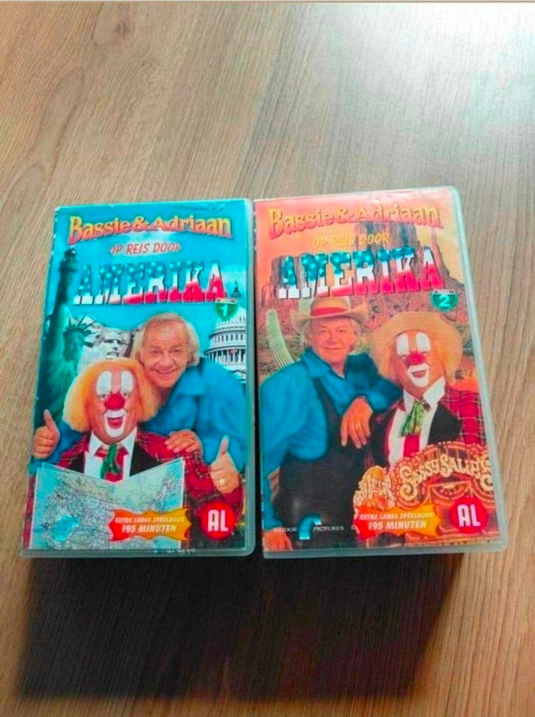 Bassie en Adriaan op zoek in Amerika deel 1 en 2 dubbelbox, Boxset, Gebruikt, Serie, Ophalen of Verzenden