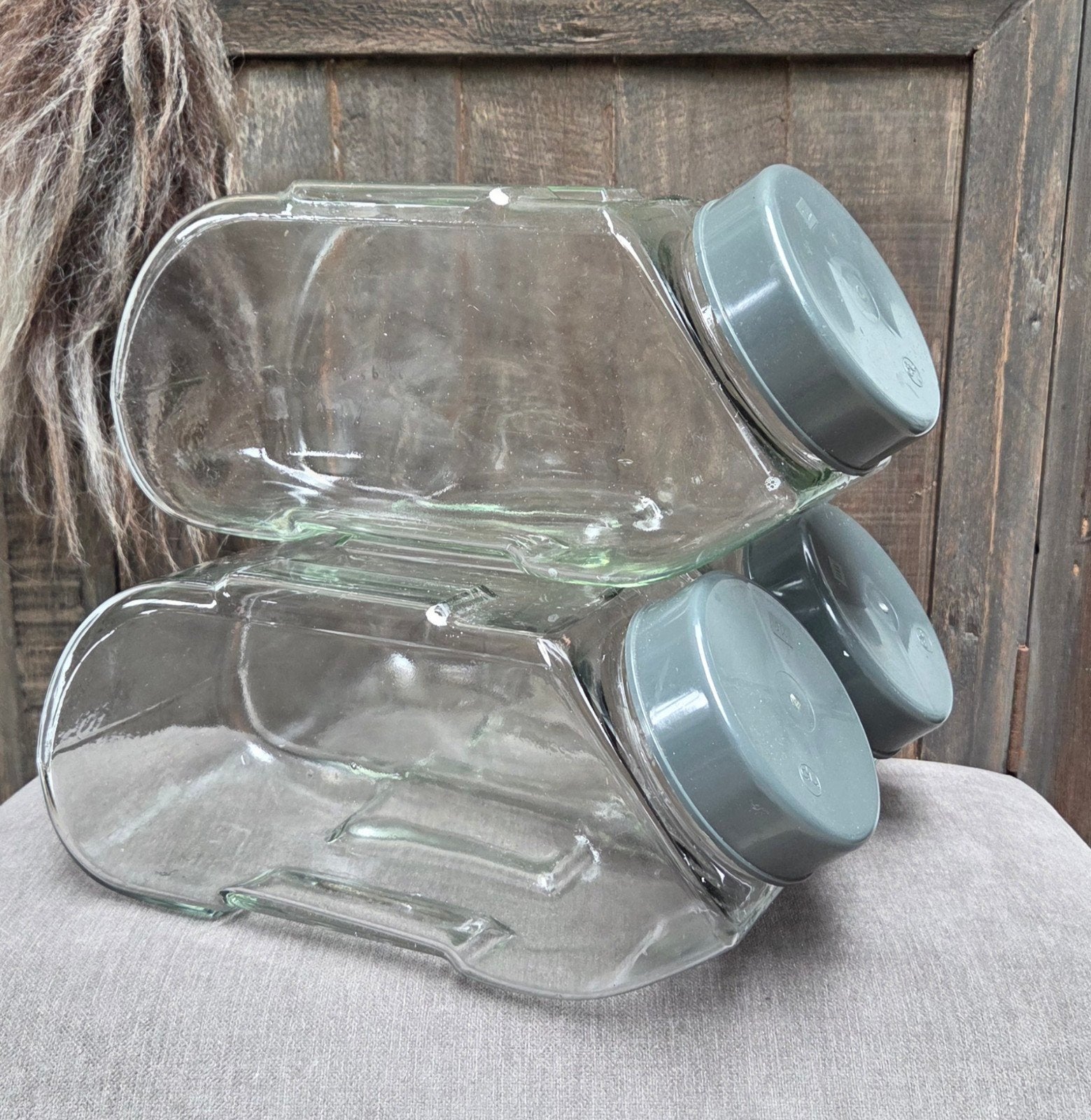 oude, antieke,brocante, potten ,winkelpotten, snoeppotten, Ophalen, Zo goed als nieuw, Glas