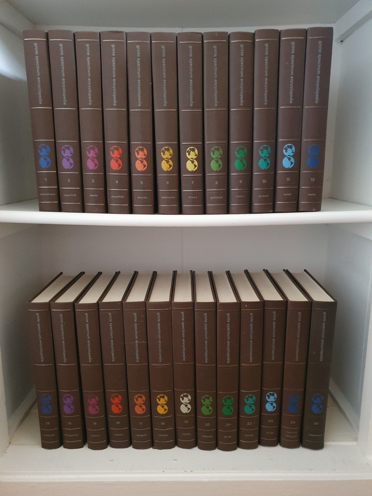 Grote Spectrum Encyclopedie - Complete set (24 delen), Boeken, Encyclopedieën, Zo goed als nieuw, Complete serie, Algemeen, Ophalen