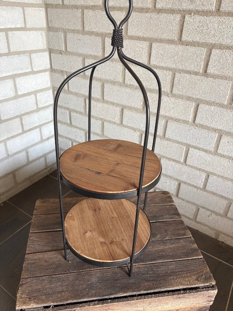 Landelijke tafel etagere, Antiek en Kunst, Ophalen of Verzenden