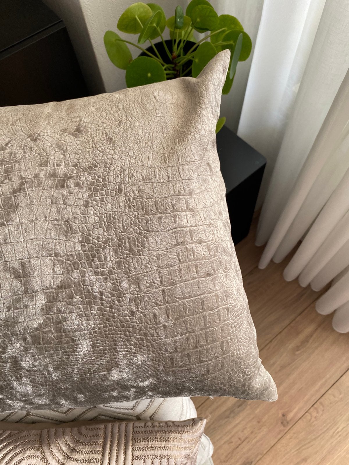Claudi kussens taupe rechthoekig! 🌸🌸🌸, Verzenden, Zo goed als nieuw, Rechthoekig