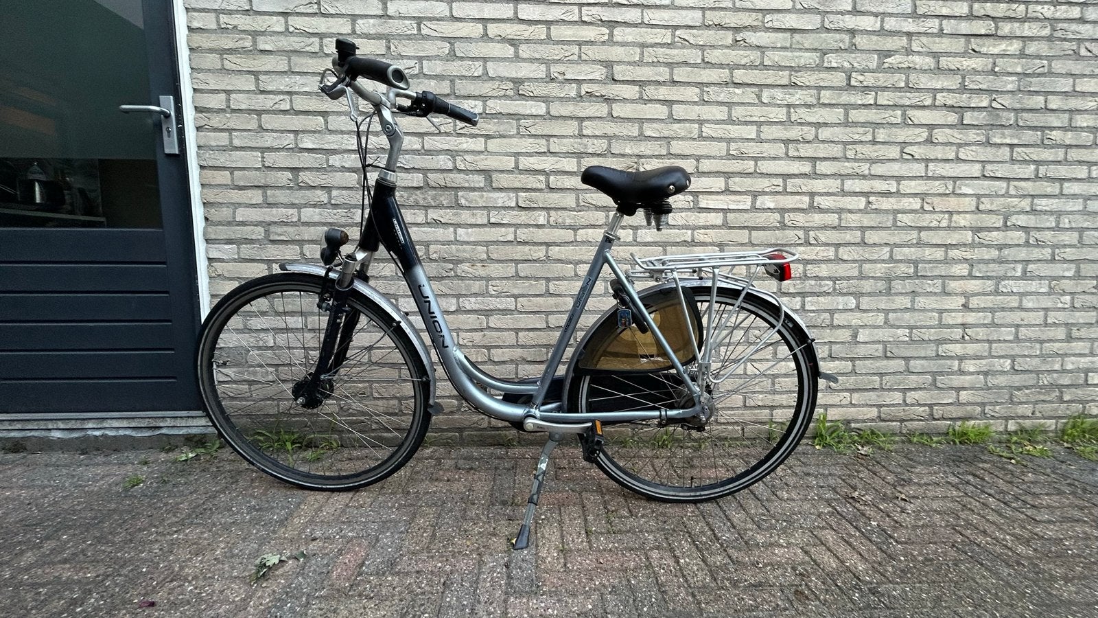 Union Damesfiets - 3e-hands, maat 58-61, Fietsen en Brommers, Fietsen | Dames | Damesfietsen, Velgrem, 56 cm of meer, Ophalen