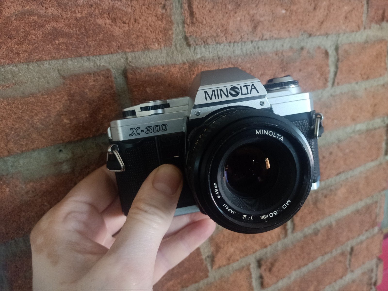 Minolta X-300 met 50mm F2 lens - Uitstekende staat, Ophalen of Verzenden, Zo goed als nieuw, Spiegelreflex, Minolta