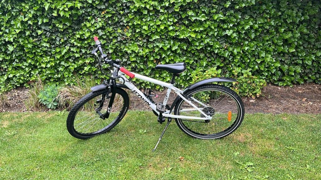 Mountainbike b'twin 24 inch, Ophalen, Staal, 24 inch of meer