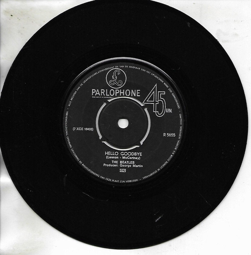 The Beatles - Hello goodbye, Cd's en Dvd's, Vinyl Singles, Ophalen of Verzenden, Gebruikt, Pop