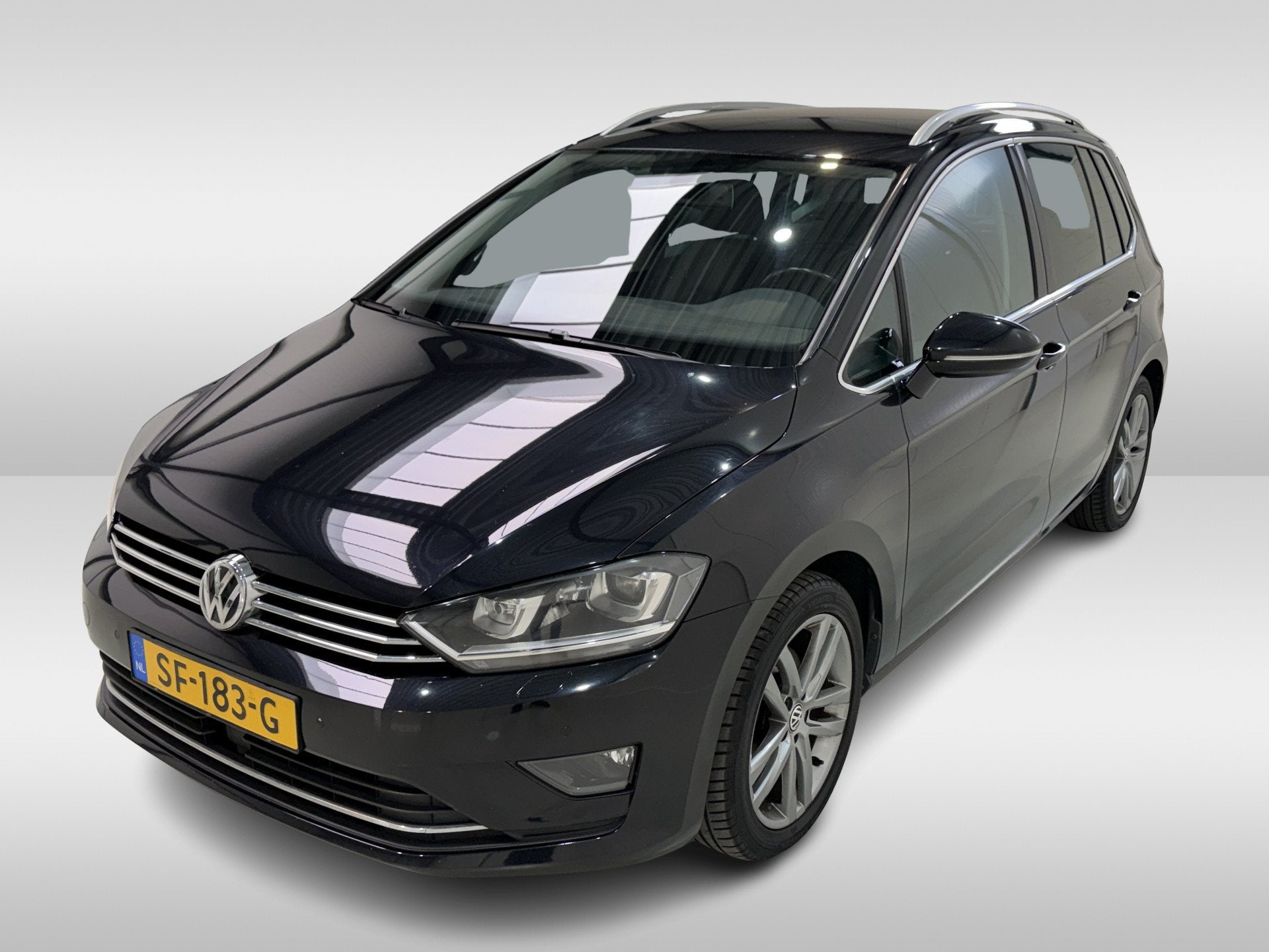 Volkswagen Golf Sportsvan 1.4 TSI 150pk DSG Highline, Auto's, Volkswagen, Stof, Gebruikt, Euro 6, Zwart