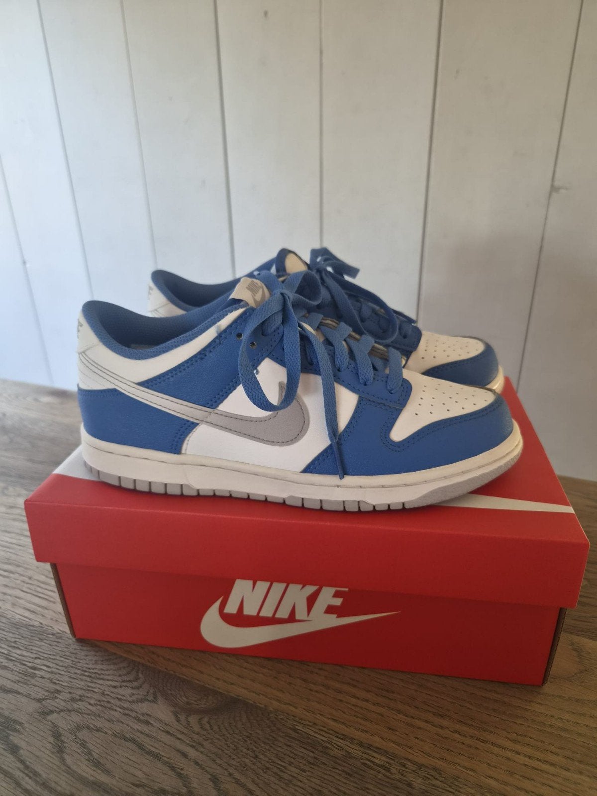 Nike dunk low maat 39, Kleding | Heren, Blauw, Ophalen of Verzenden, Zo goed als nieuw, Nike dunk low