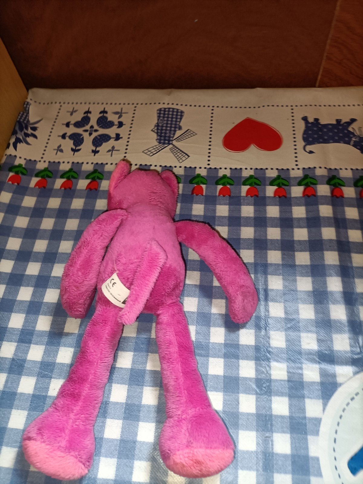 Hema roze poes knuffel met magneten in handen, Ophalen of Verzenden, Zo goed als nieuw, Overige typen