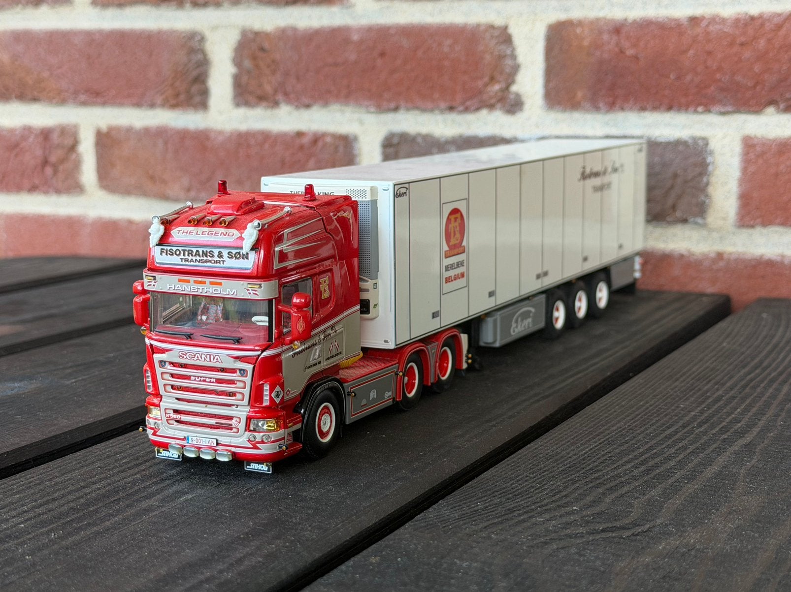 Wsi Fisotrans The Legend, Ophalen of Verzenden, Zo goed als nieuw, Bus of Vrachtwagen, Wsi